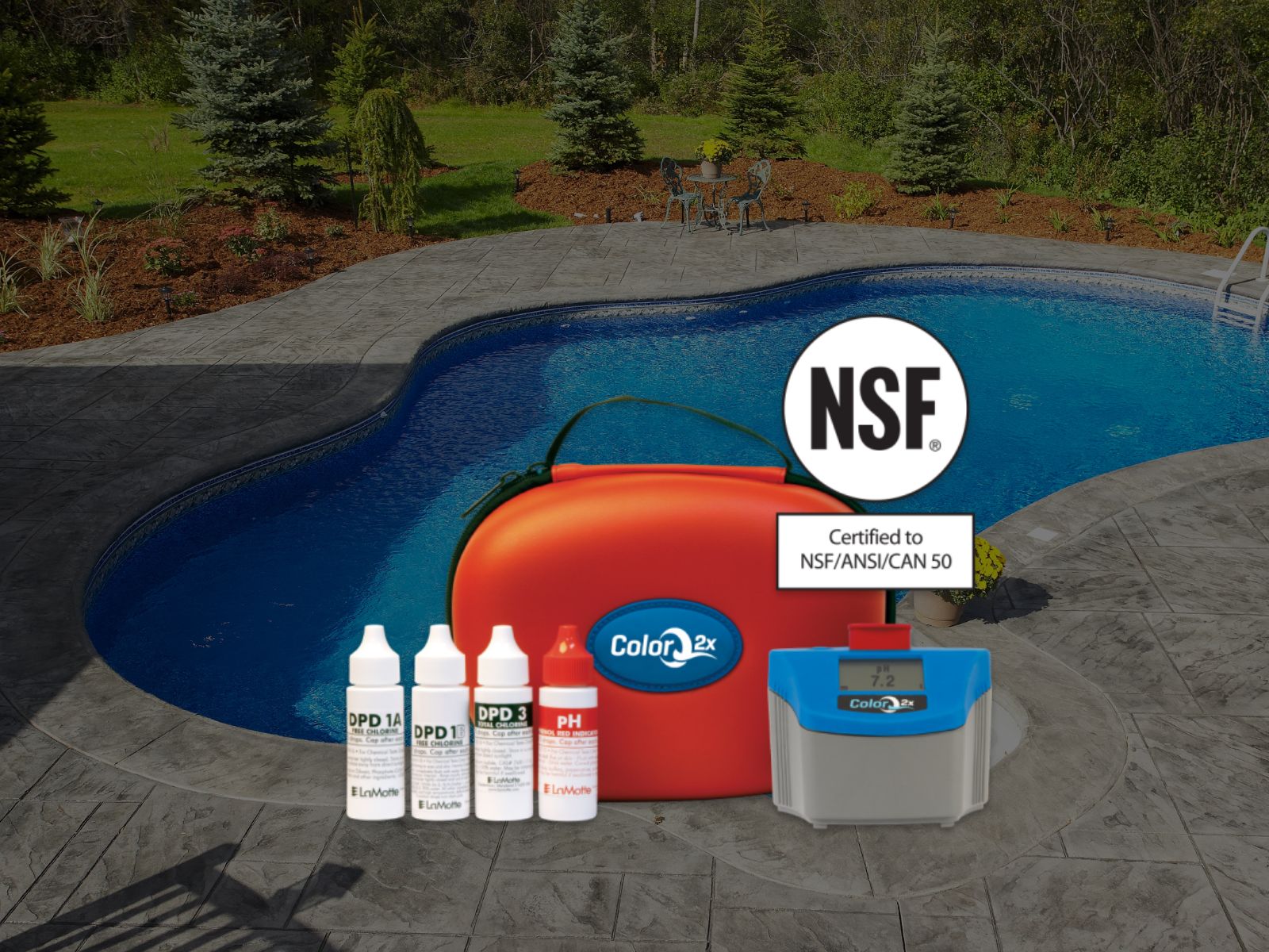 Comprehensive Pool and Spa Testing Simplified: The Lamotte ColorQ® 2x Pool 4 Kit